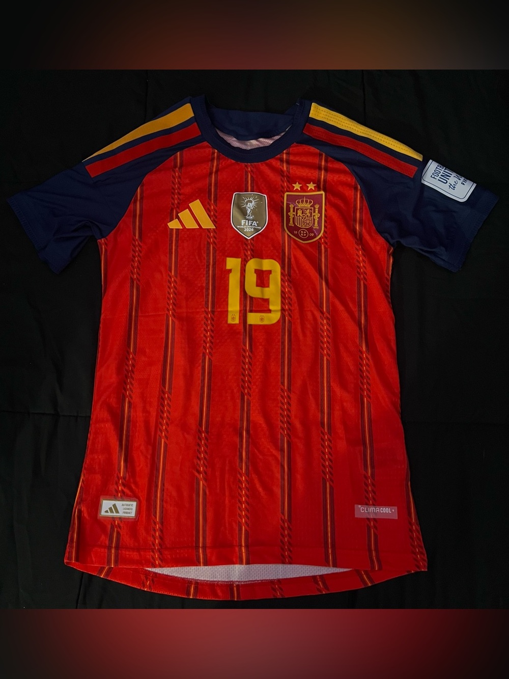 Spain 2026 World Cup Champions Jersey – Lamine Yamal #19